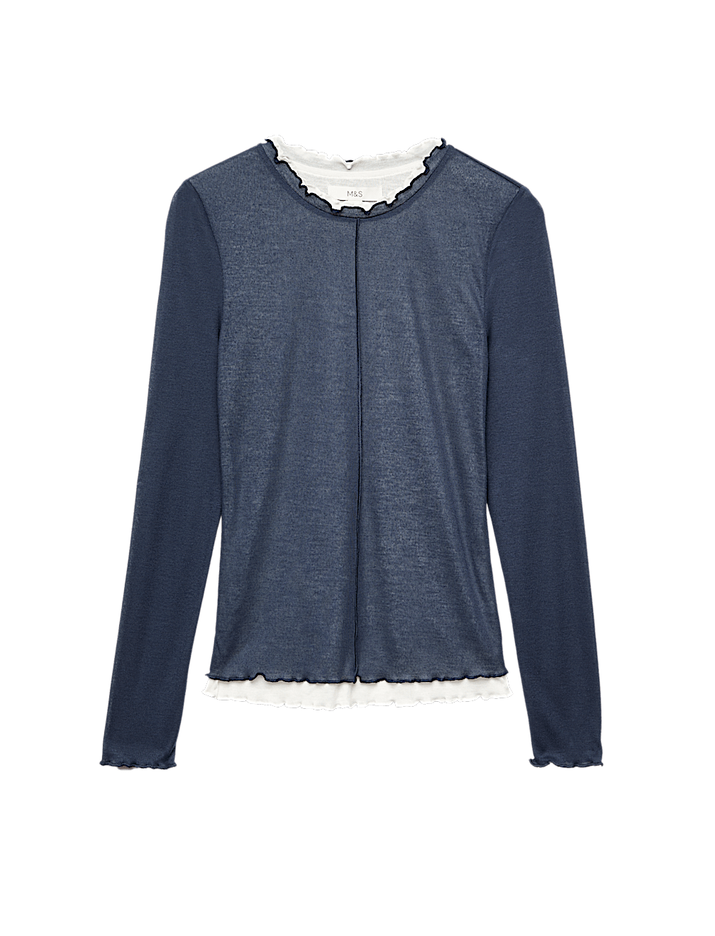 Double Layer Lettuce Hem Top