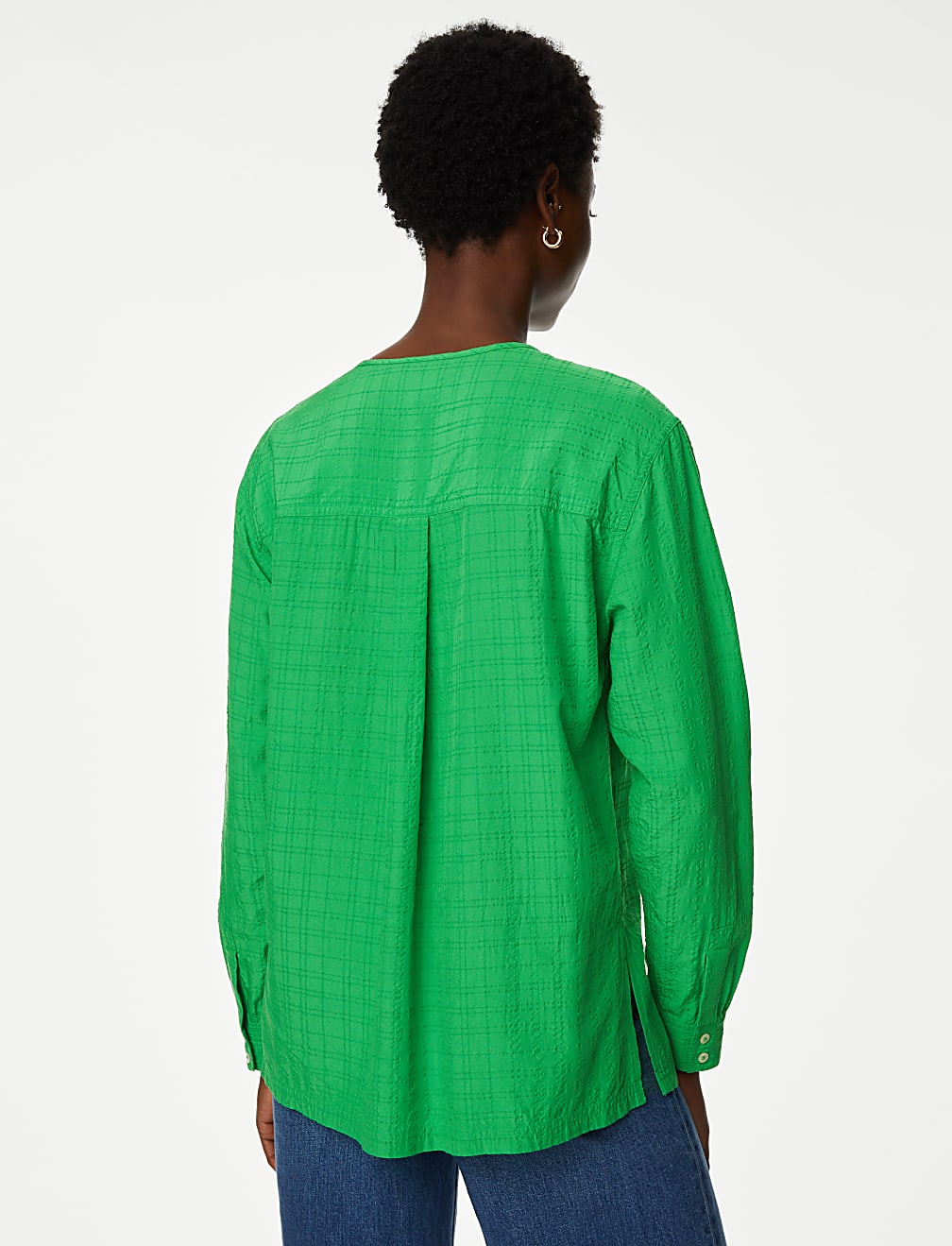 Modal Rich Longline Blouse