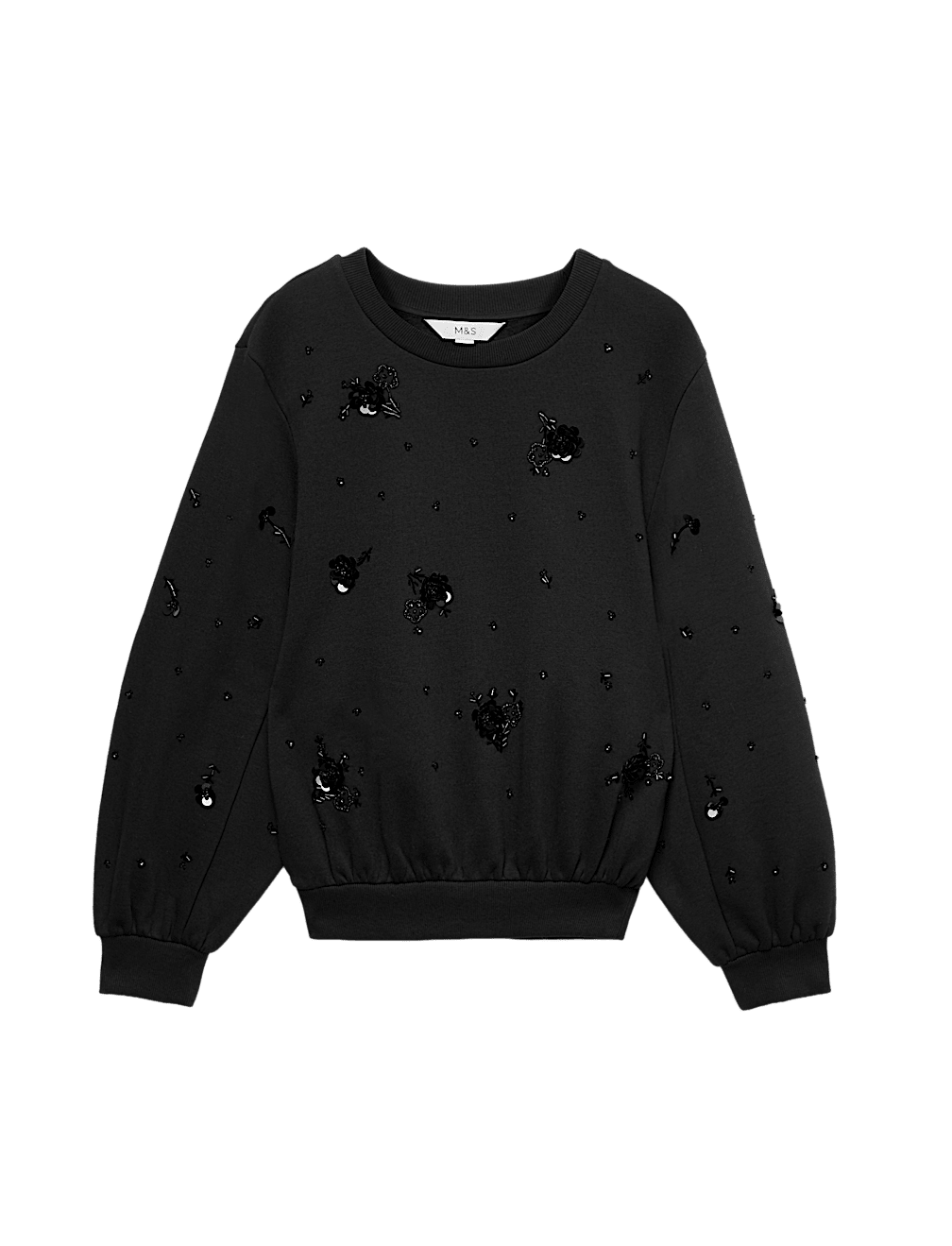 Cotton Rich Embellished Sweatshirt