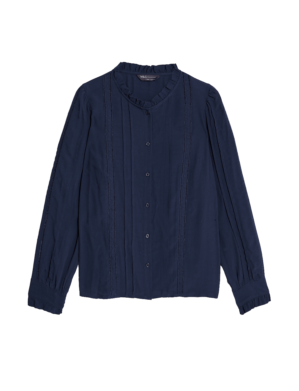 Broderie Frill Detail Blouse