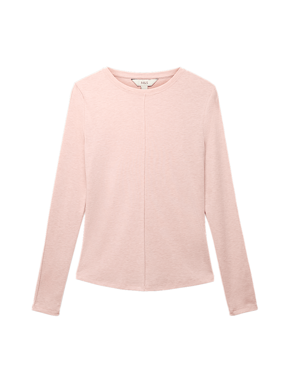 Marl Long Sleeve Top with Wool