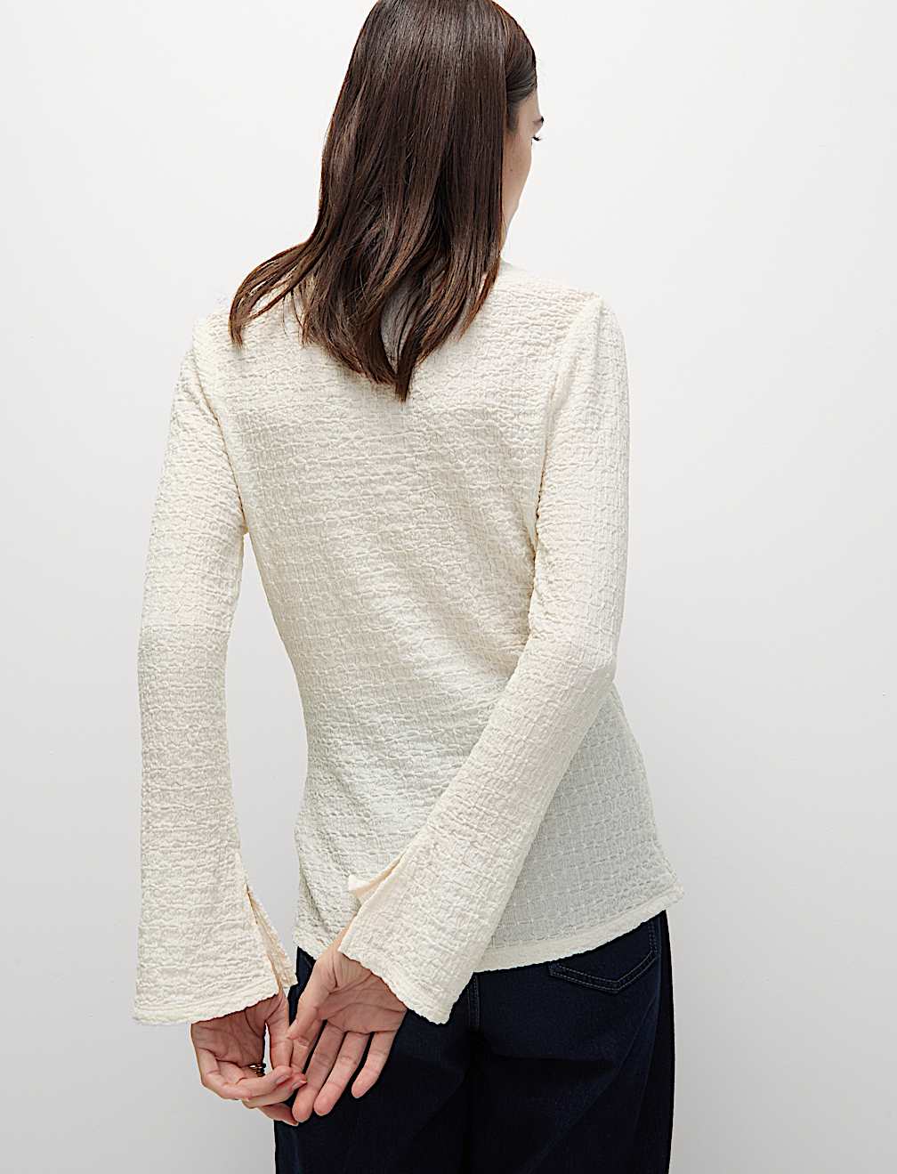 Textured Regular Fit Top