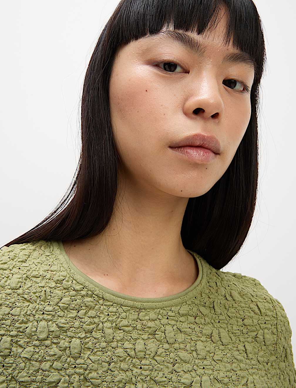 Cotton Rich Textured Top