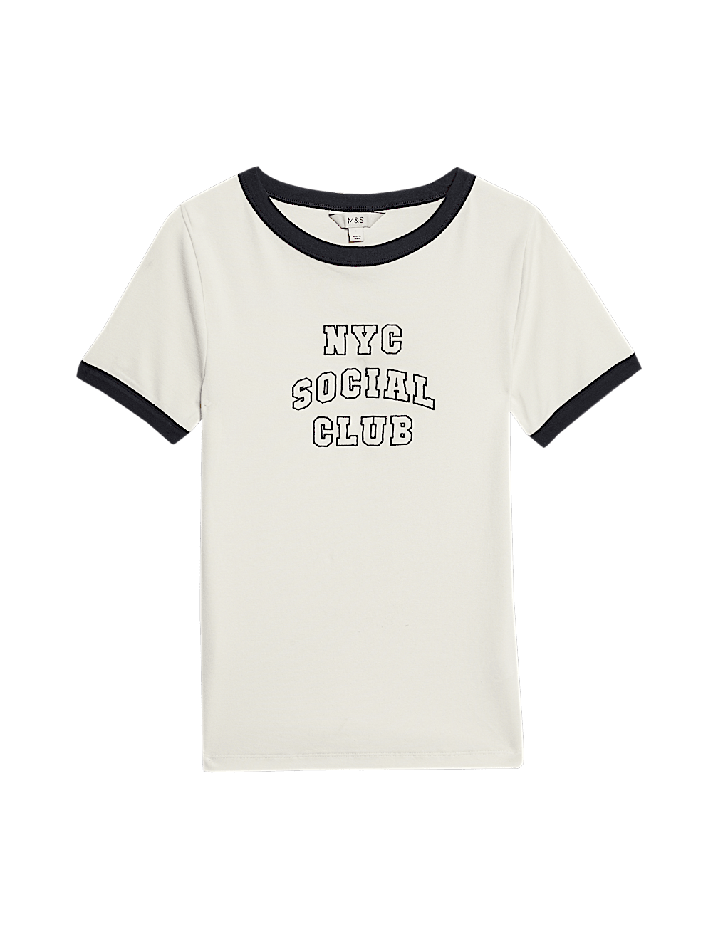 Cotton Rich Slogan T-Shirt