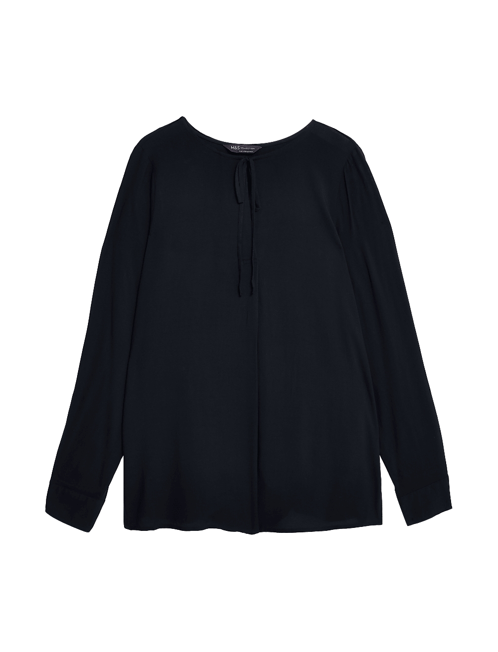 V-Neck Tie Front Blouse