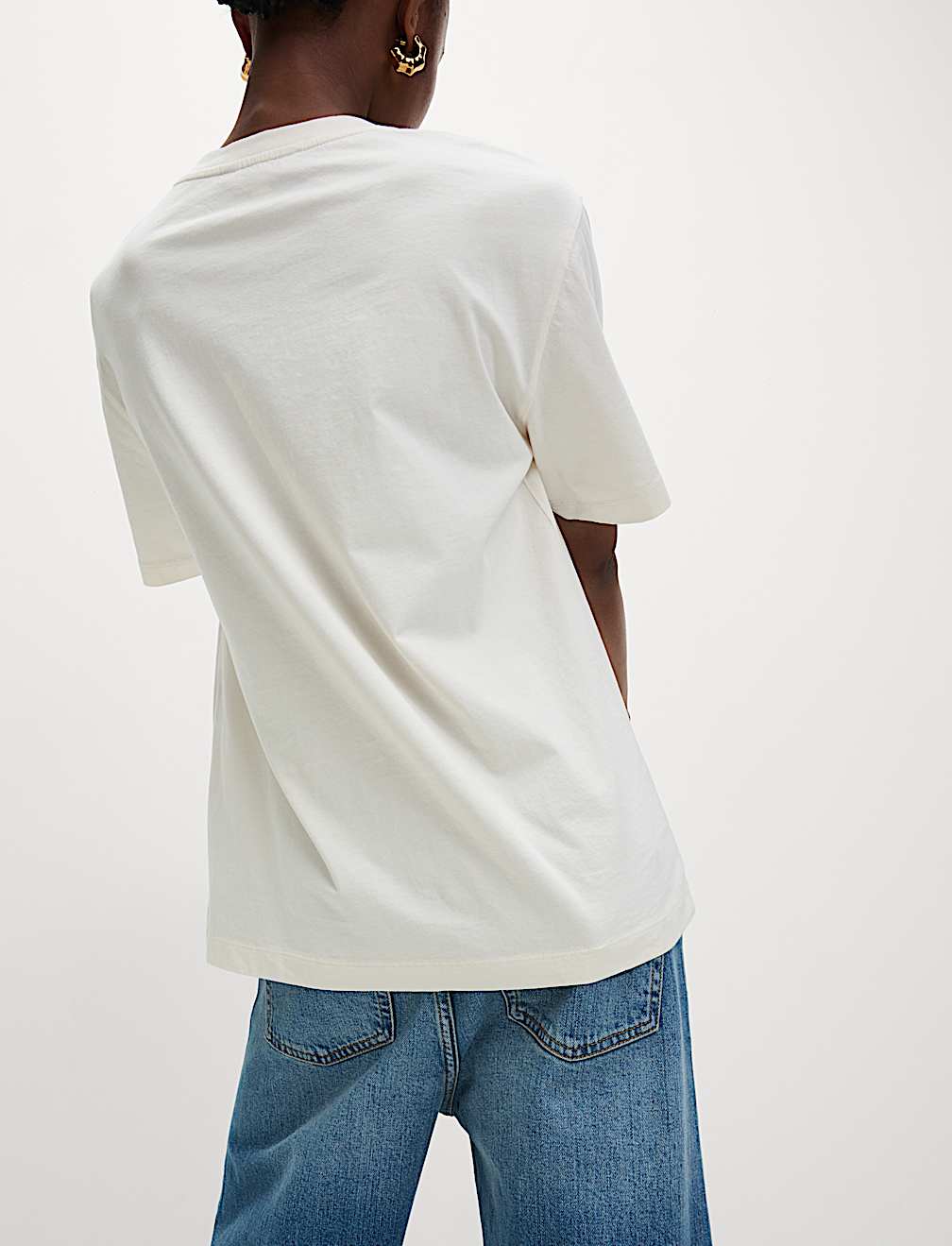 Pure Cotton Graphic Oversized T-Shirt