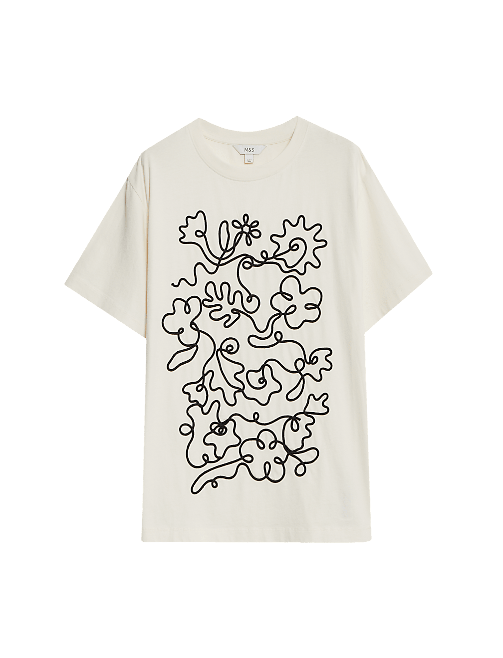 Pure Cotton Graphic Oversized T-Shirt