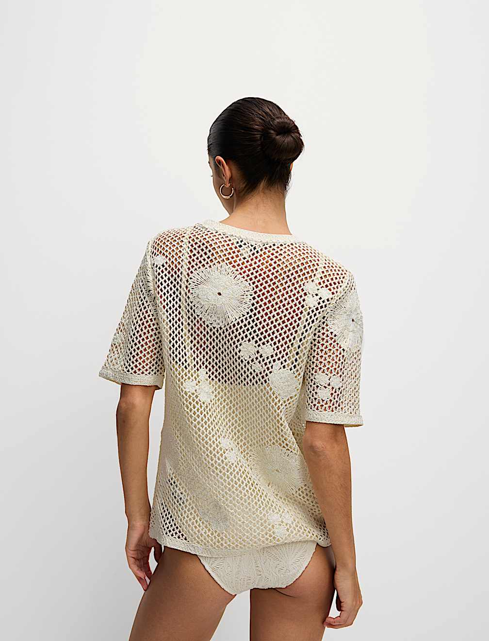 Crochet Sparkly T-Shirt