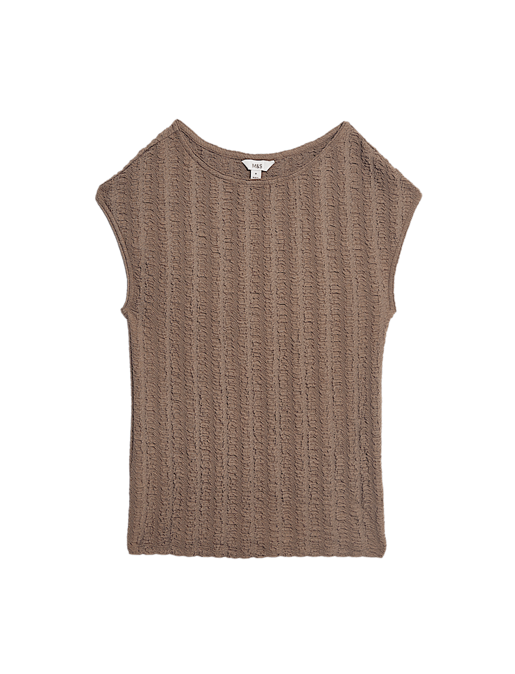 Short Sleeve Textured Top