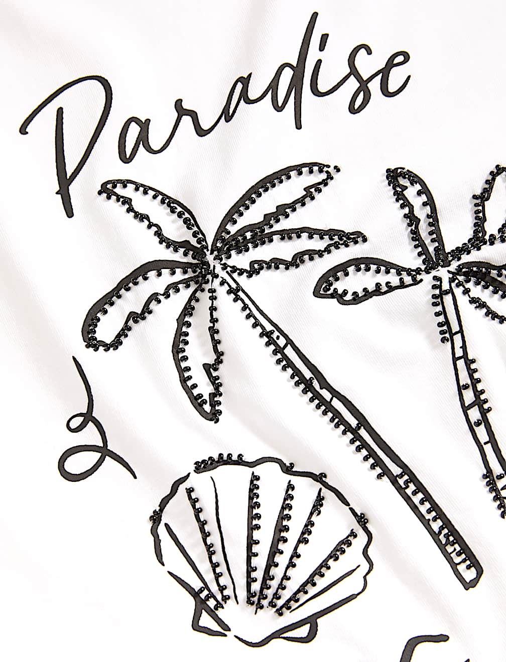 Pure Cotton Embellished T-Shirt
