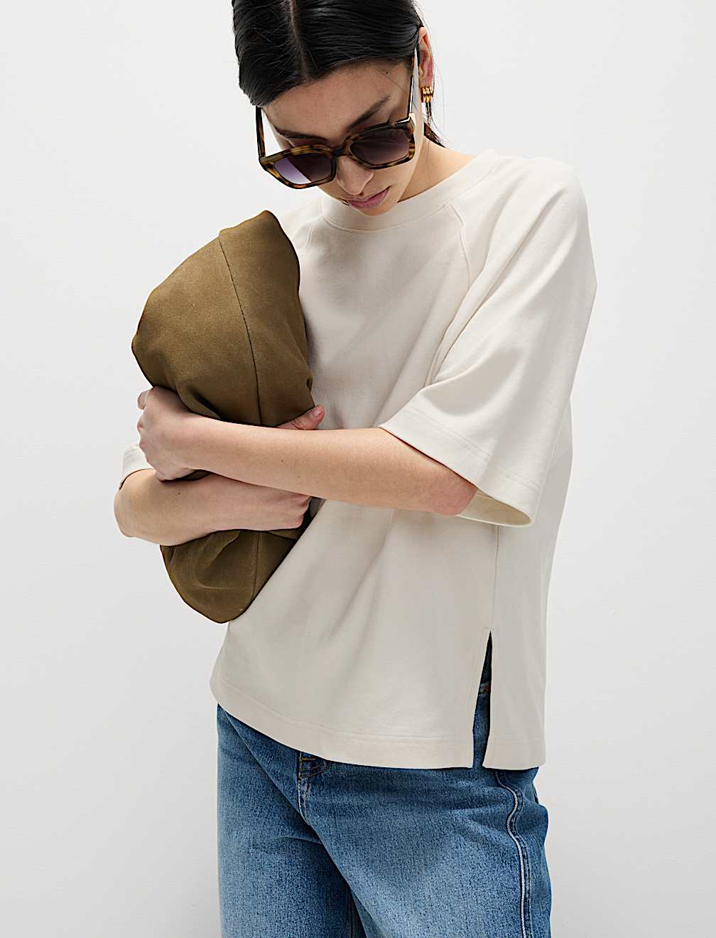 Pure Cotton Relaxed Boxy T-Shirt