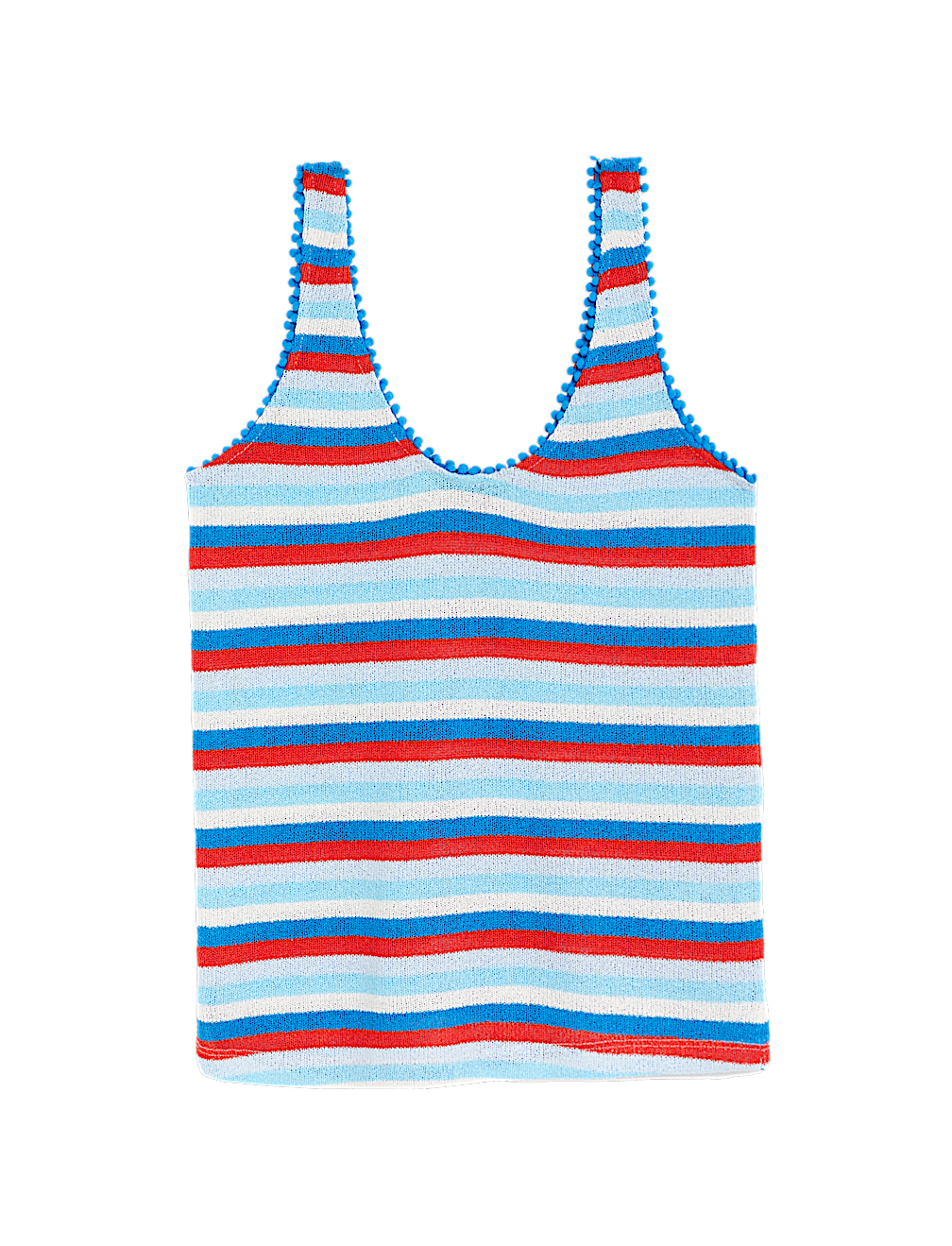 Textured Striped Vest Top