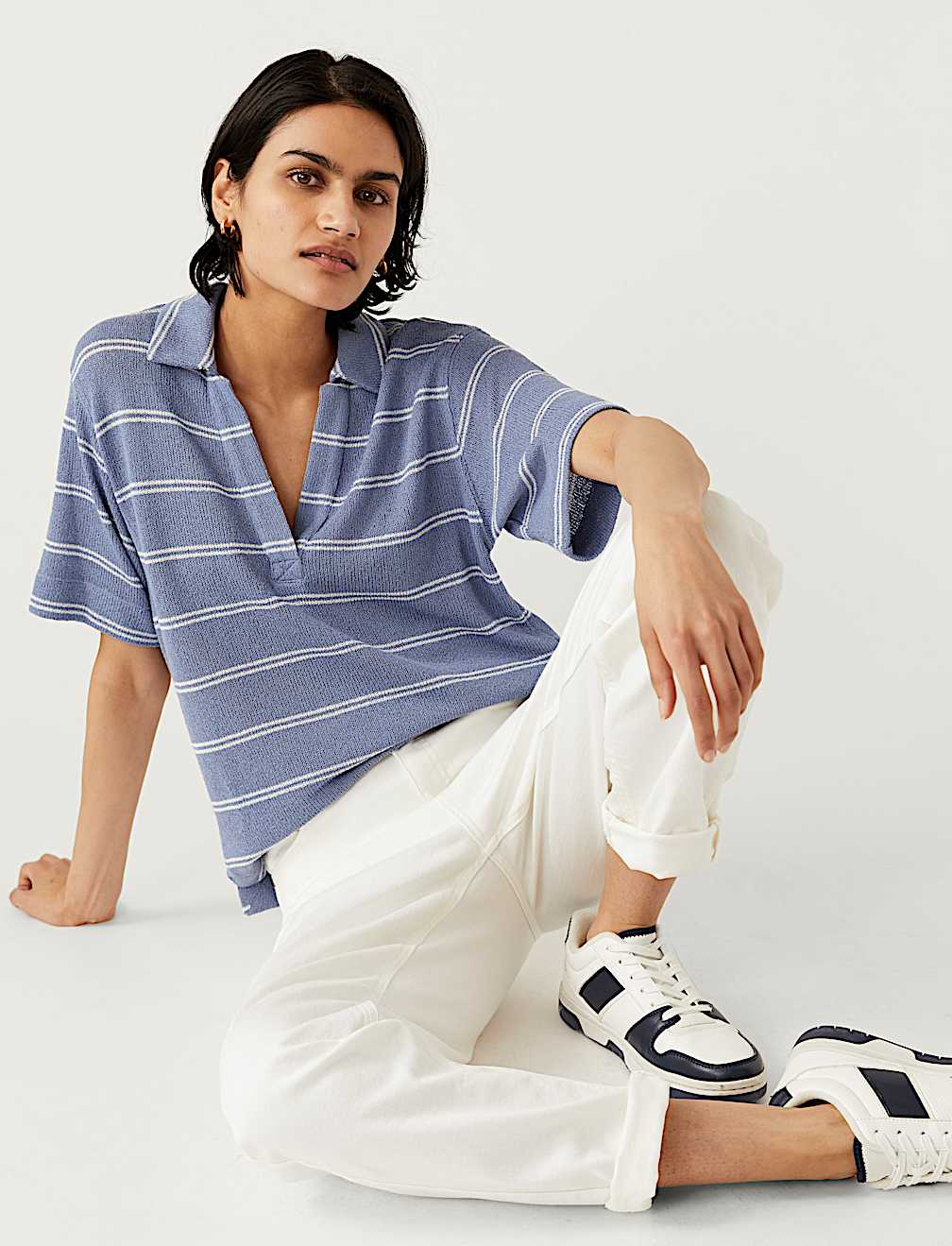 Striped Textured Top