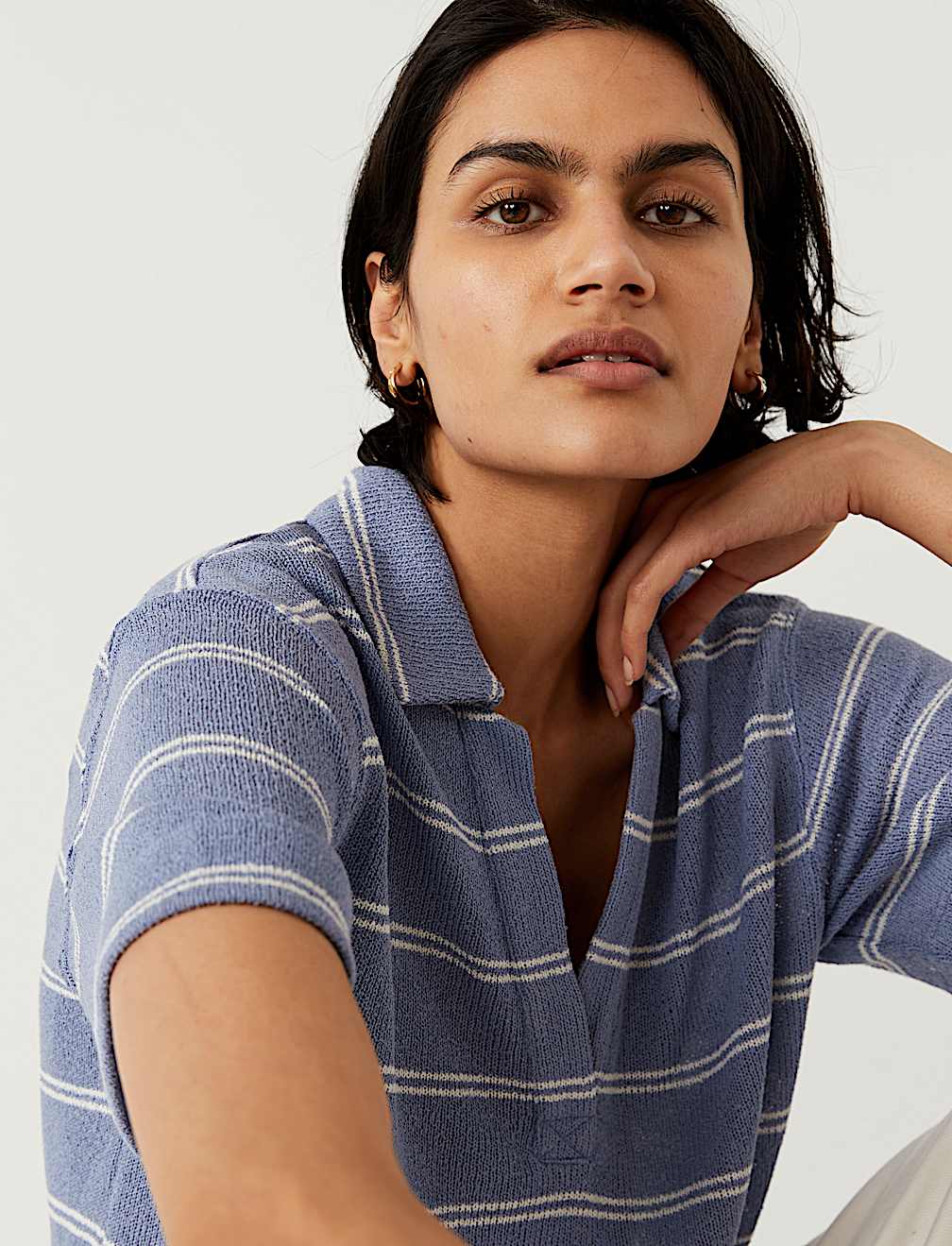 Striped Textured Top