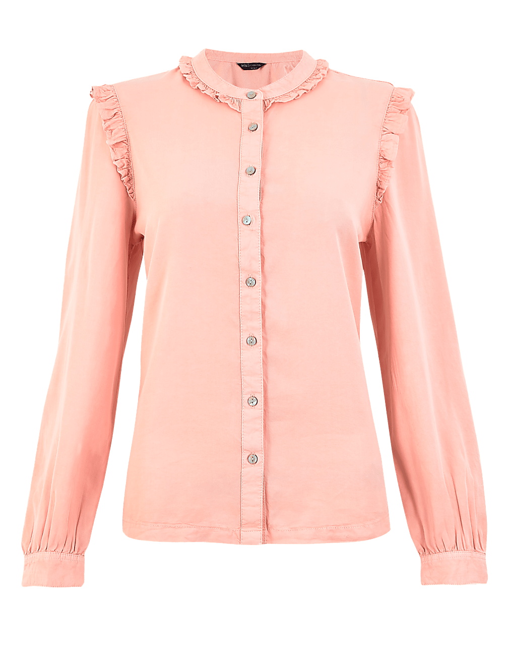 Tencel™ Ruffle Blouse