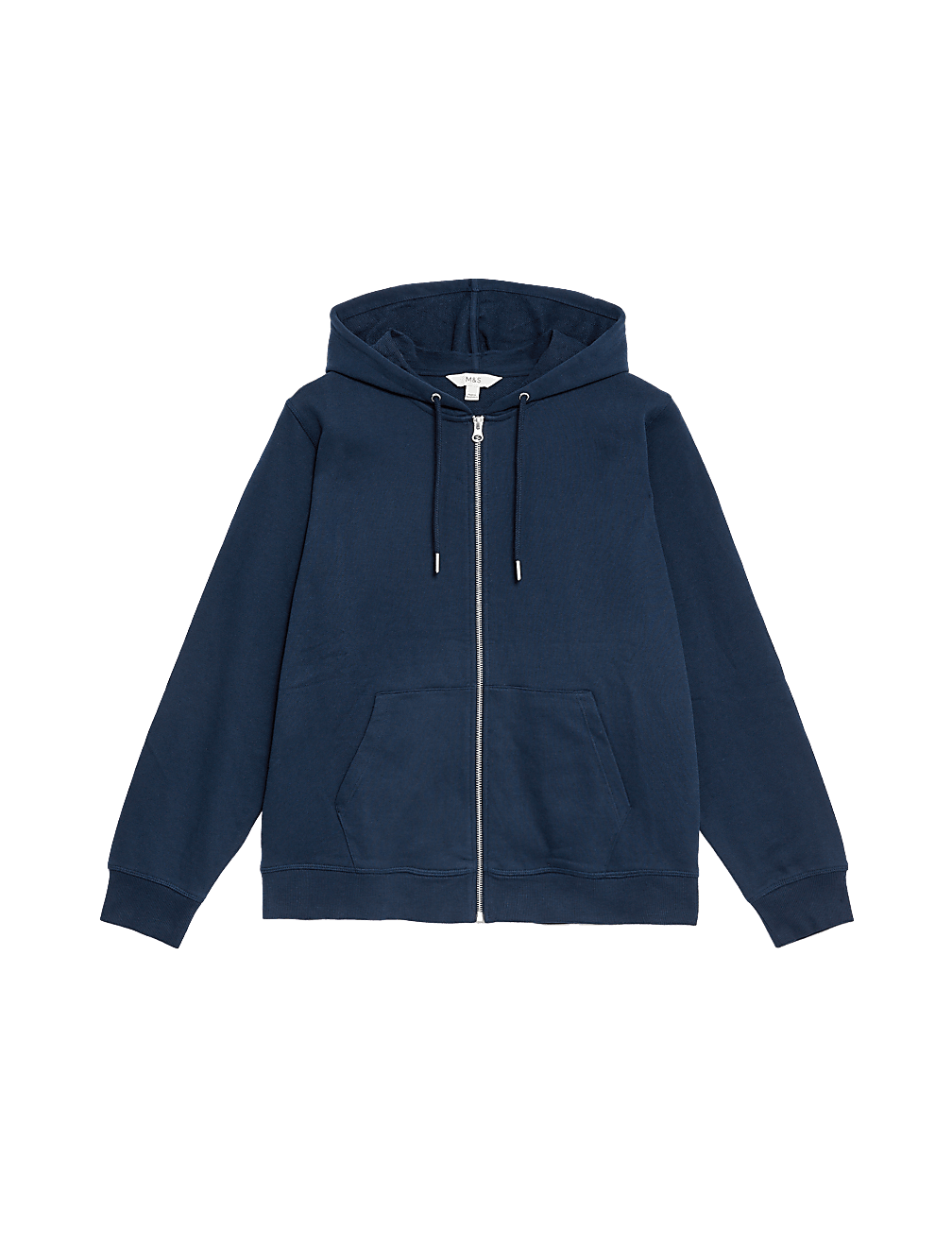 Pure Cotton Zip Up Hoodie