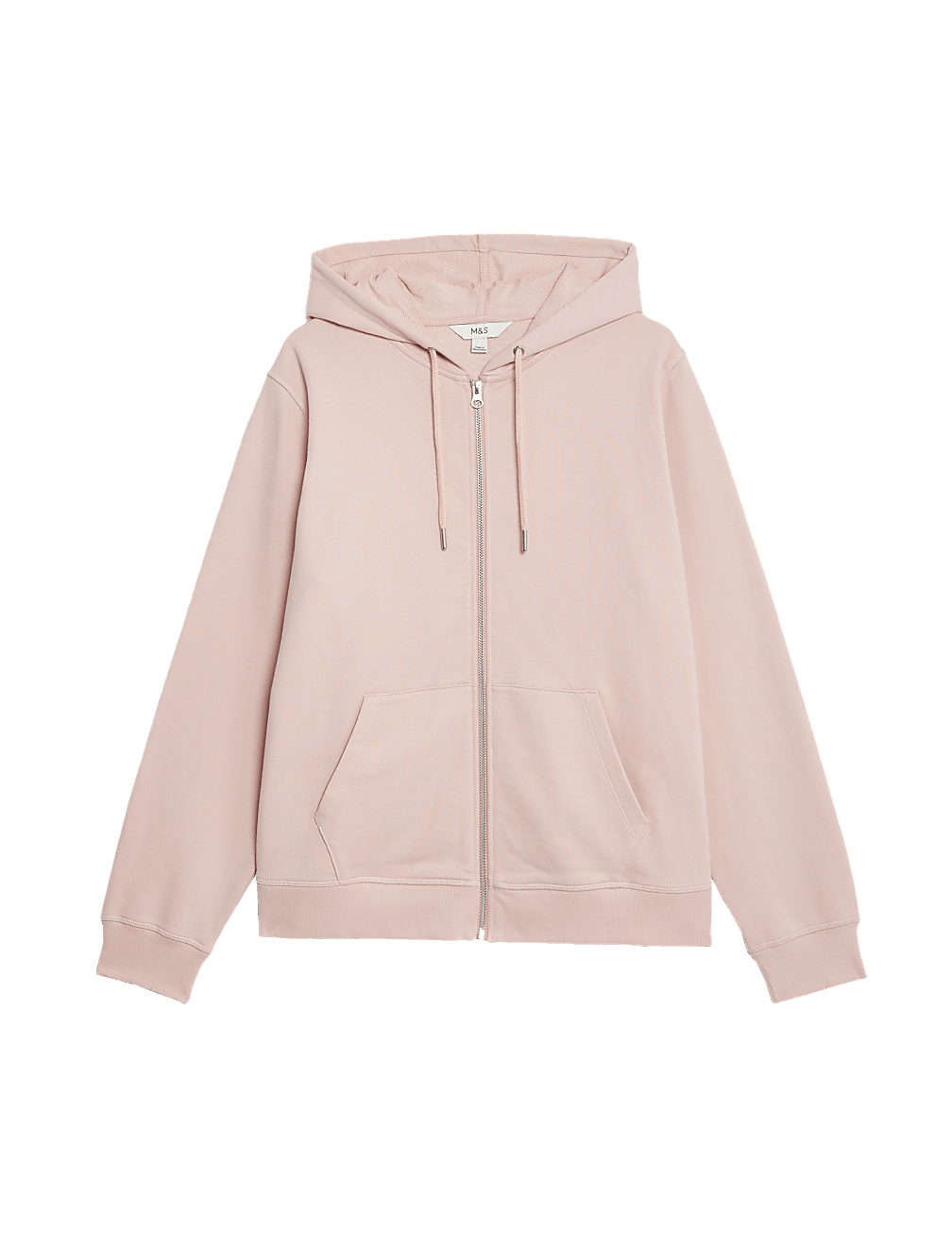Pure Cotton Zip Up Hoodie