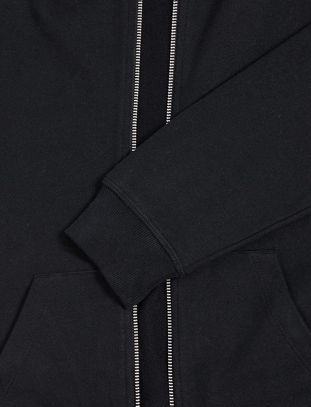 Pure Cotton Zip Up Hoodie