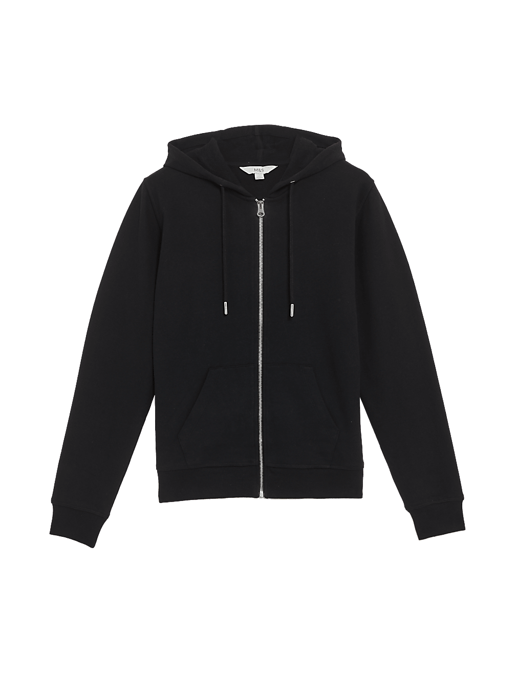 Pure Cotton Zip Up Hoodie