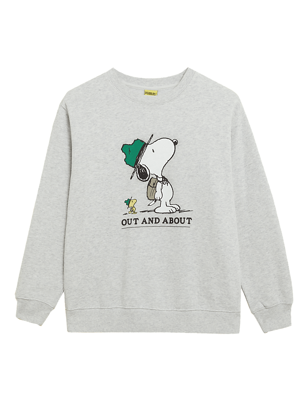 Cotton Rich Snoopy&trade; Long Sleeve Sweatshirt
