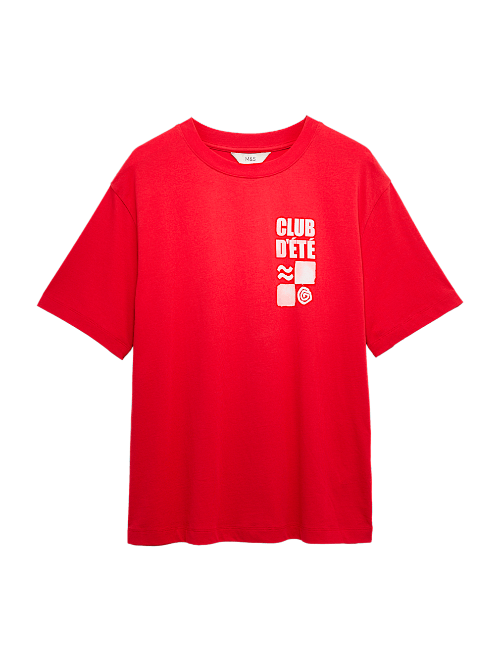 Cotton Rich Graphic Oversized T-Shirt