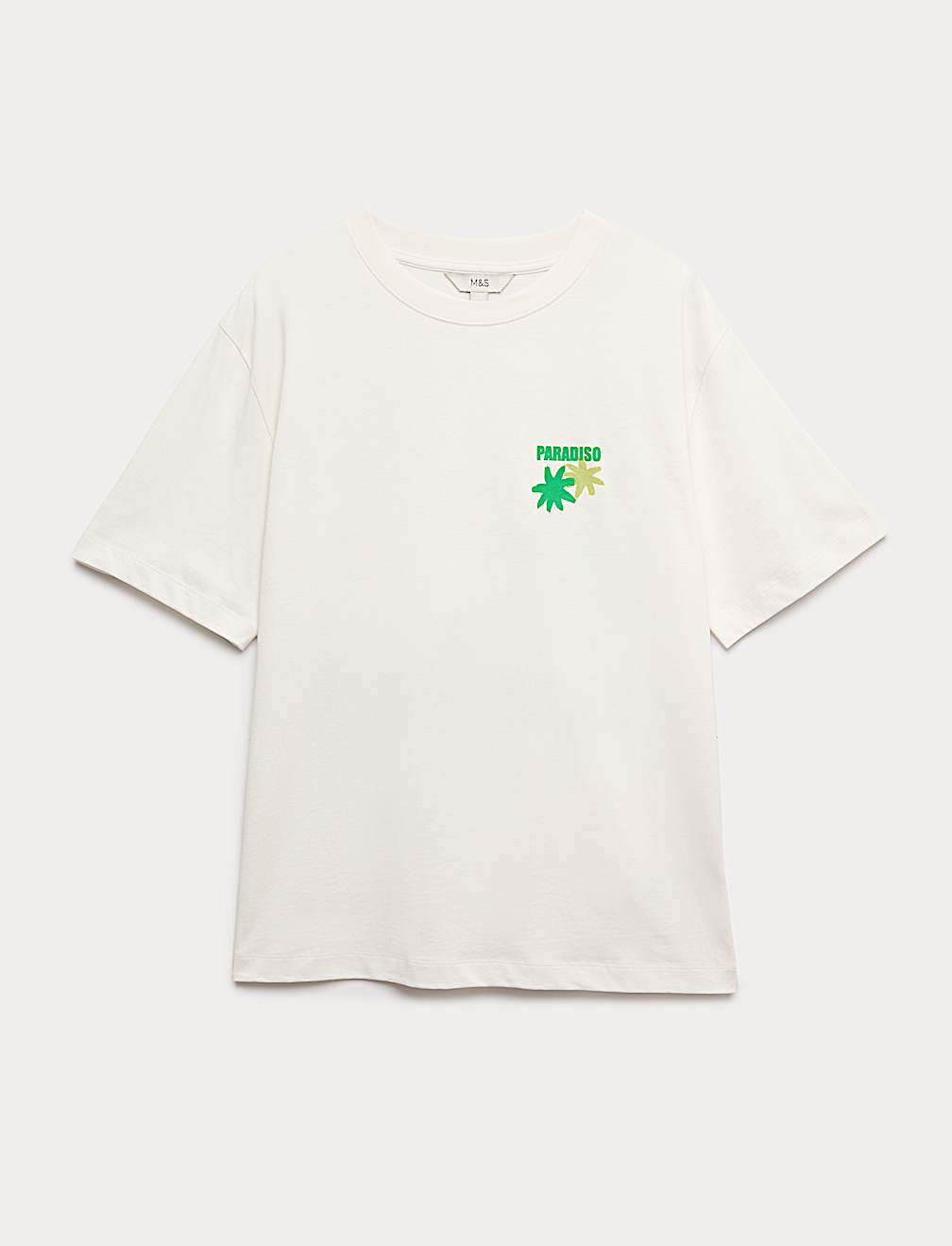 Cotton Rich Graphic Oversized T-Shirt