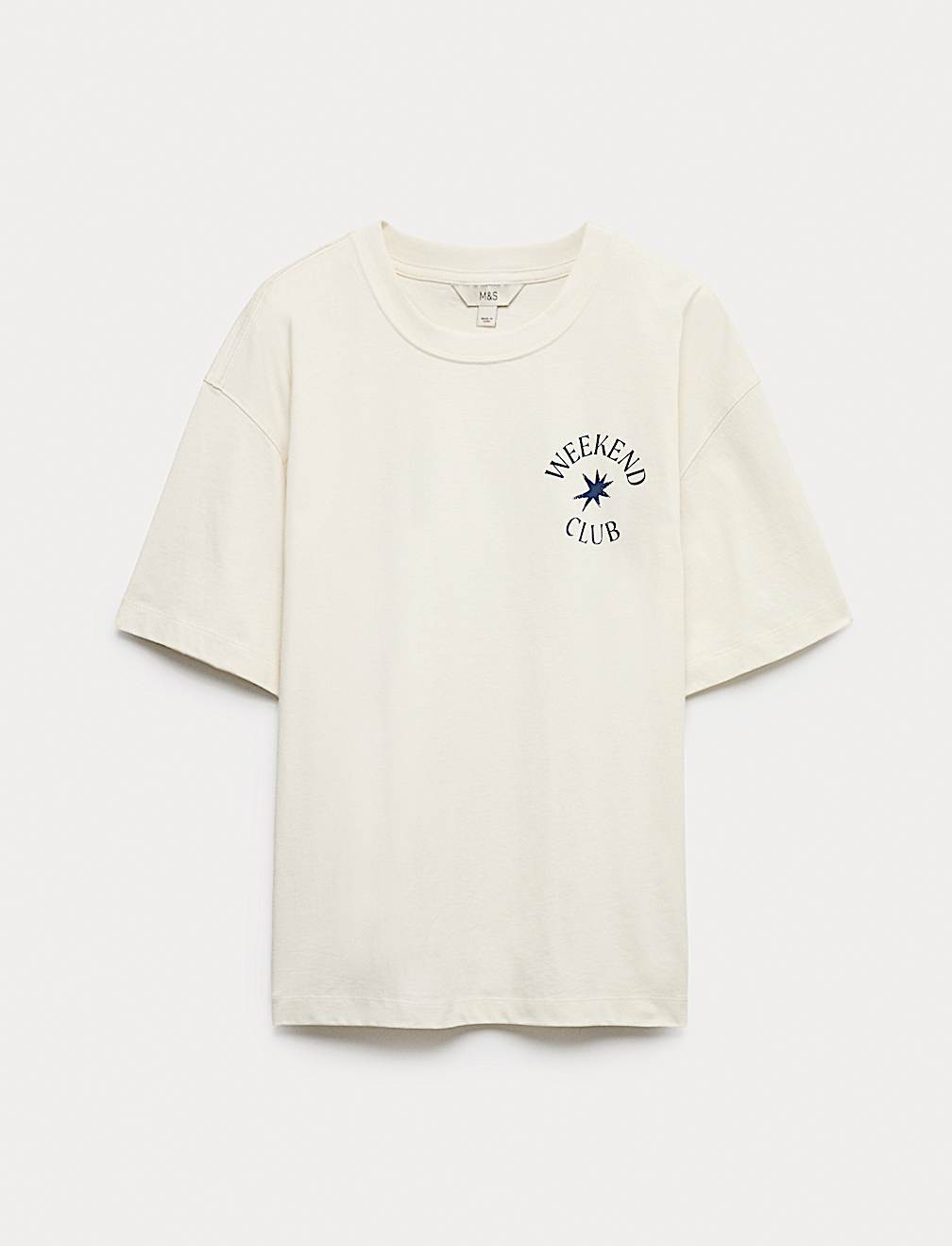 Cotton Rich Graphic Oversized T-Shirt