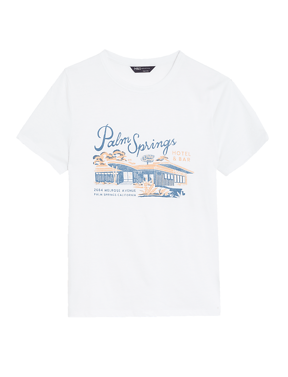 Cotton Modal Blend Slogan T-Shirt