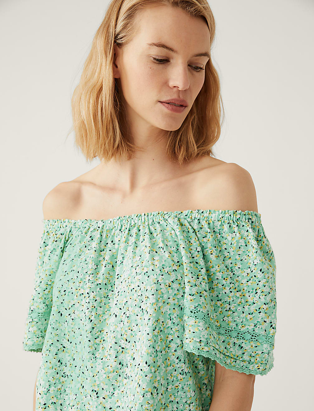 Pure Cotton Floral Top