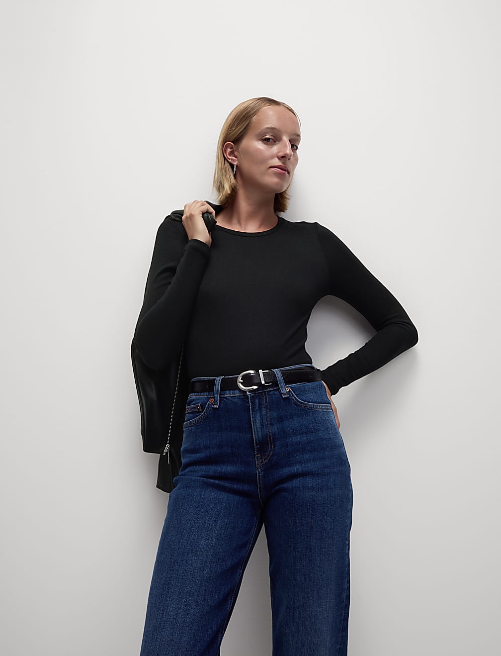 Cosy Crew Neck Slim Fit Top
