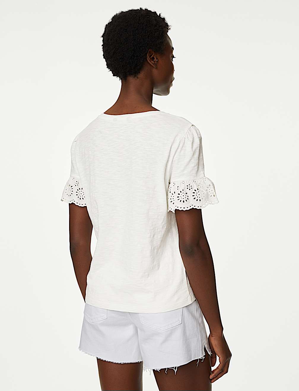 Pure Cotton Broderie Top