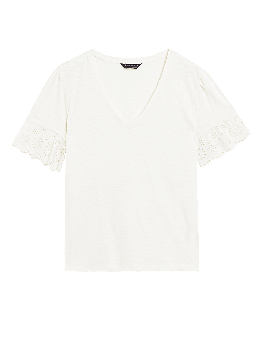 Pure Cotton Broderie Top