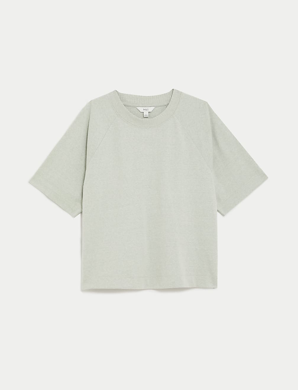 Brushed Cotton Blend Textured Top