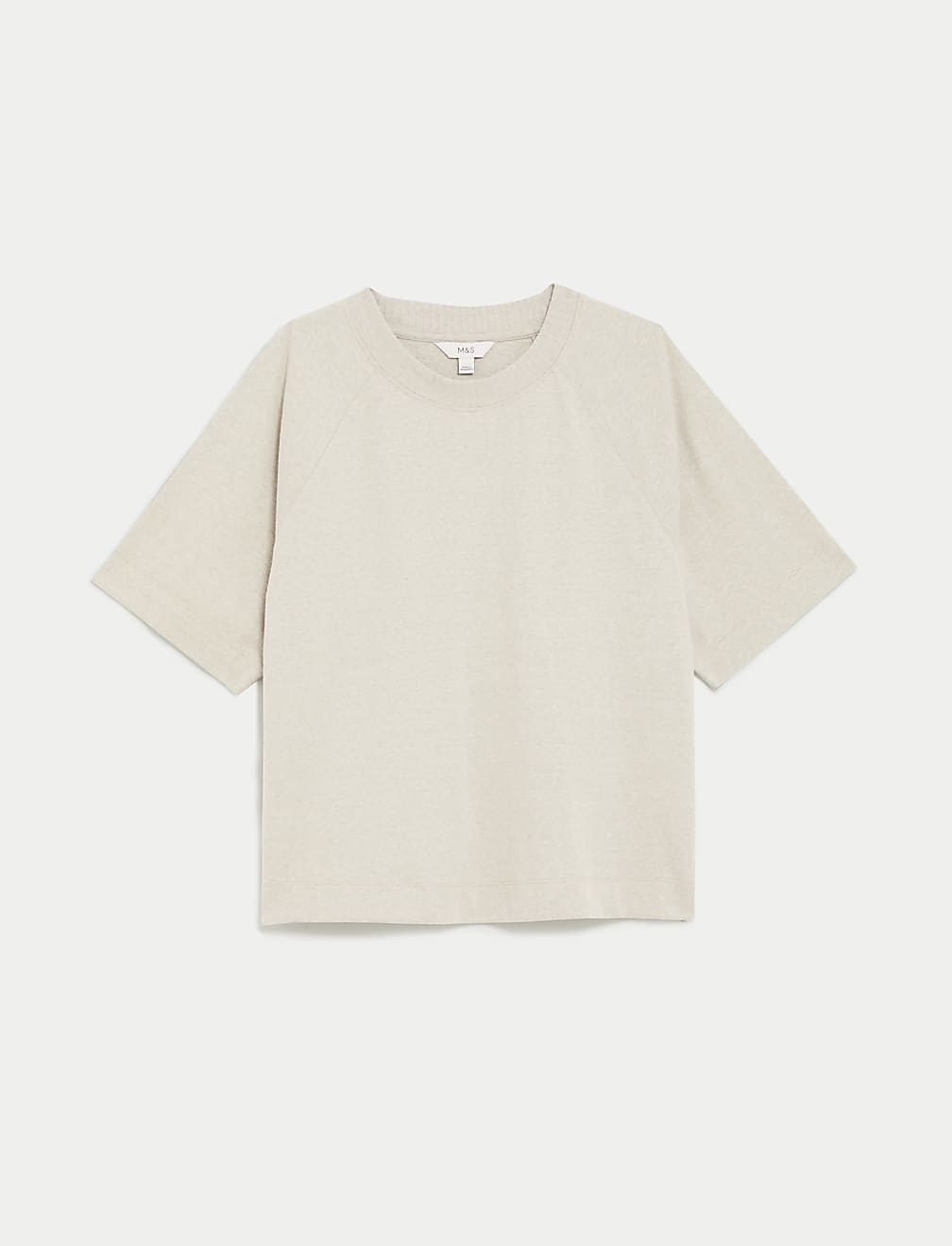 Brushed Cotton Blend Textured Top