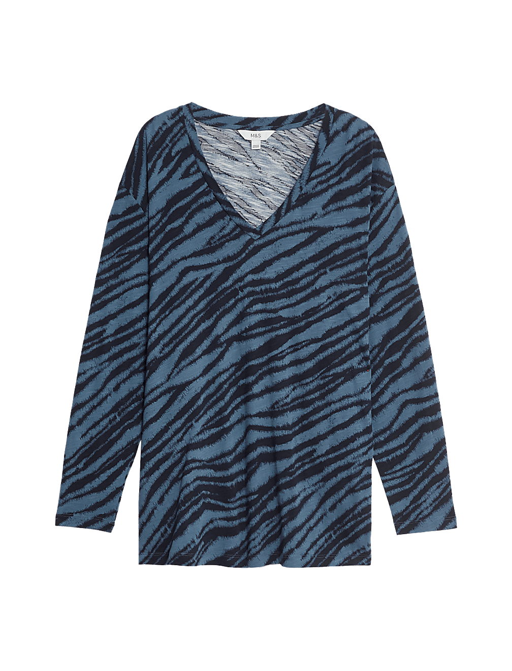 Cotton Modal V-Neck Relaxed Top