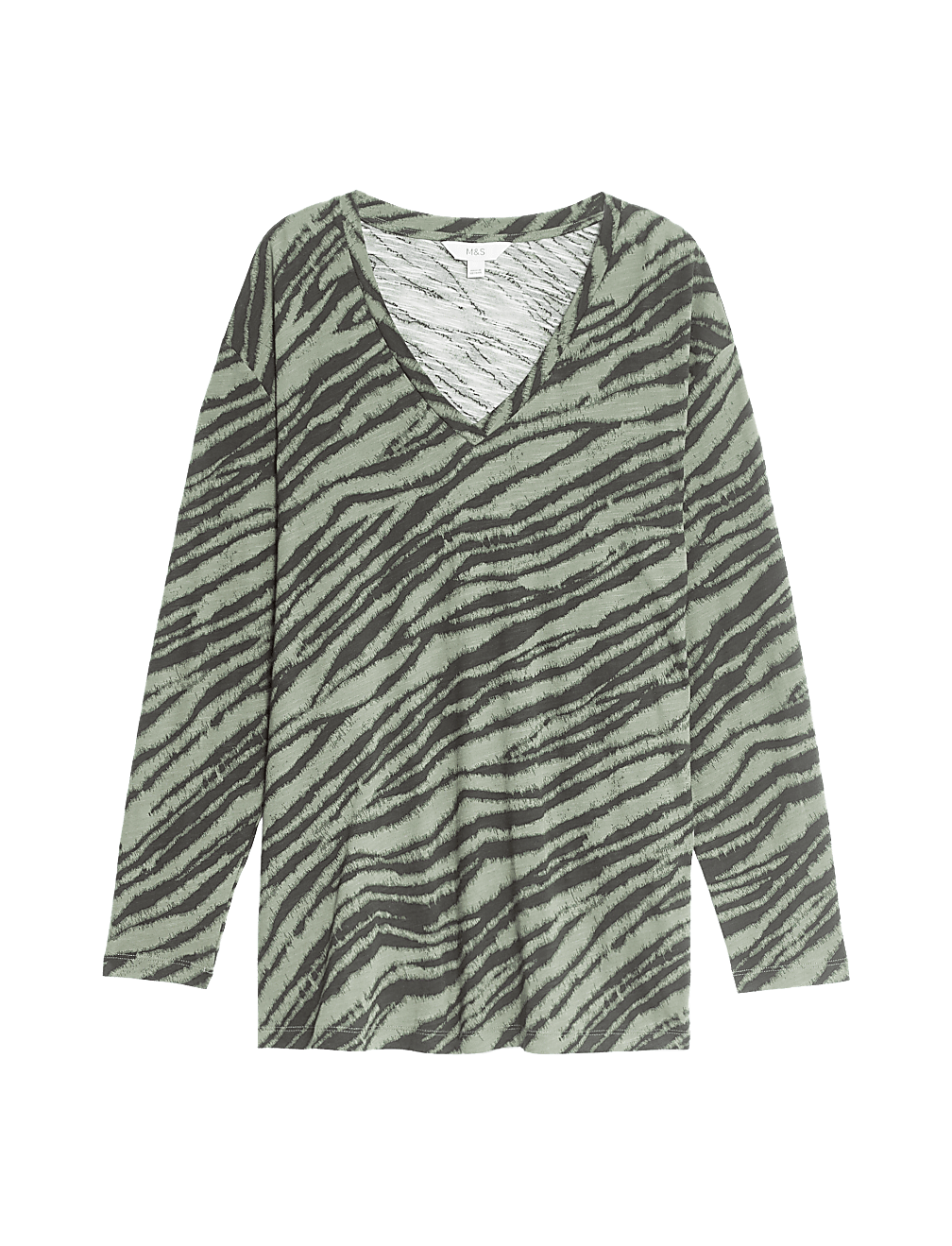 Cotton Modal V-Neck Relaxed Top