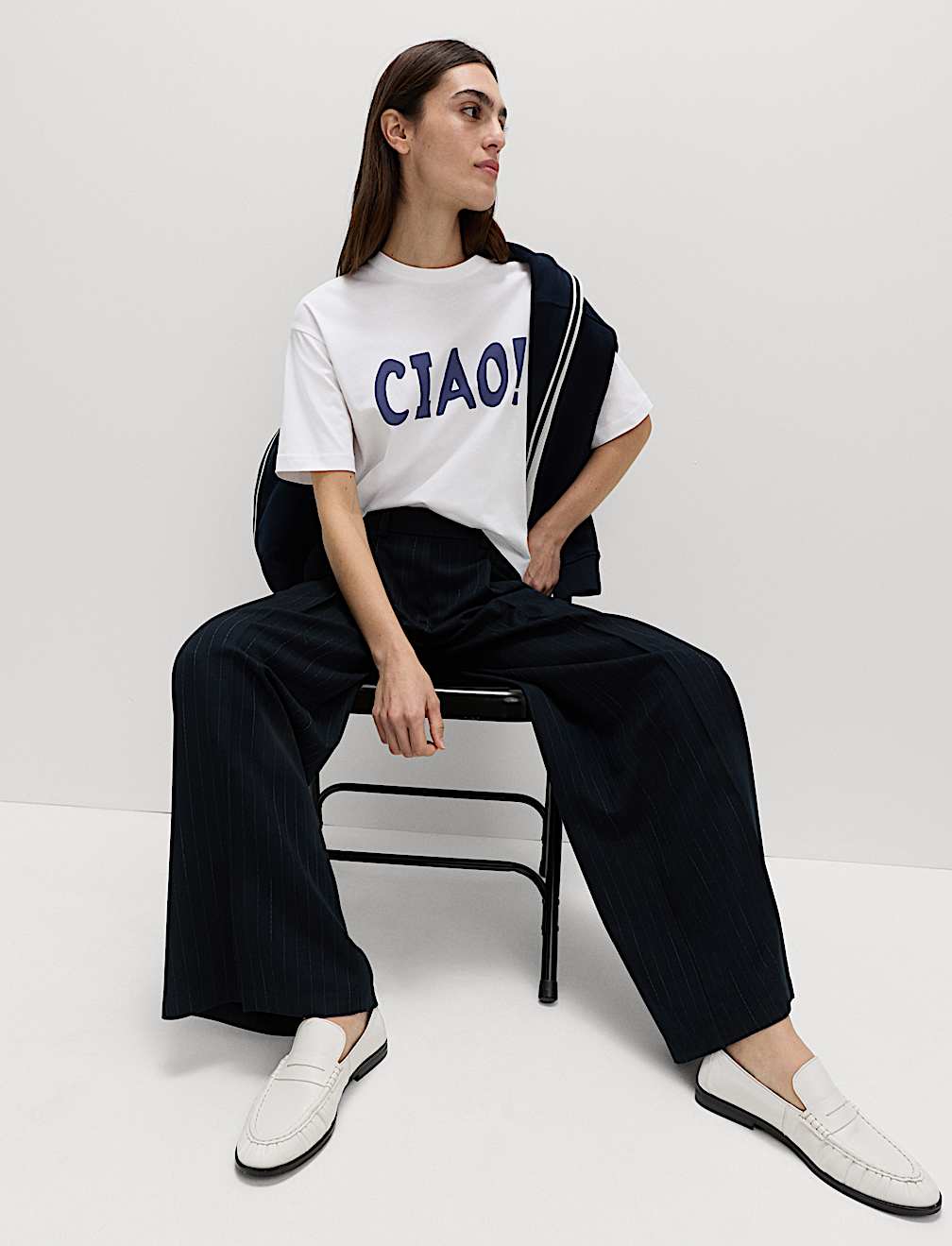 Pure Cotton Graphic Boxy T-Shirt