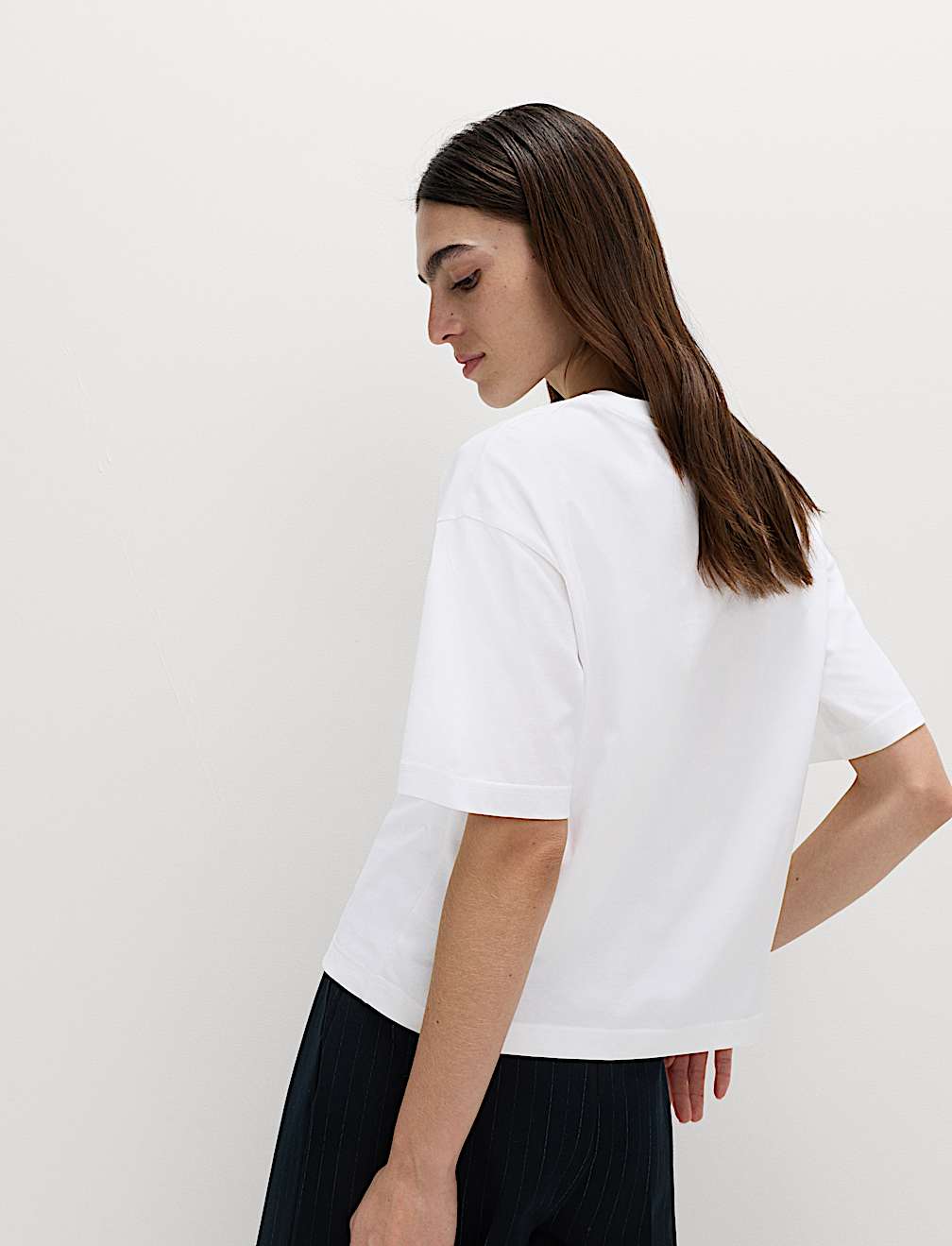 Pure Cotton Graphic Boxy T-Shirt