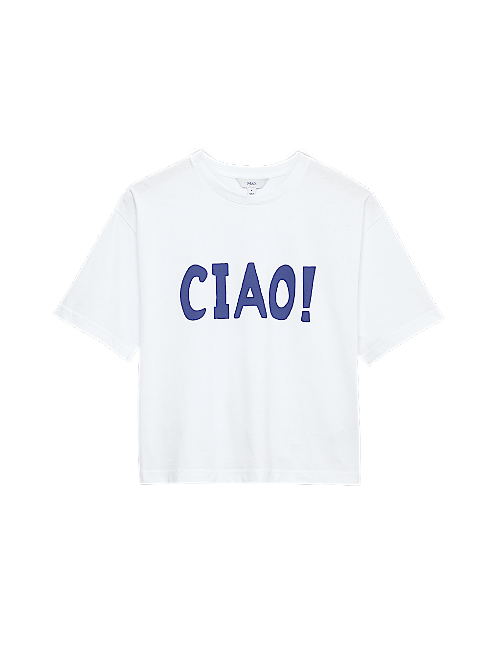 Pure Cotton Graphic Boxy T-Shirt