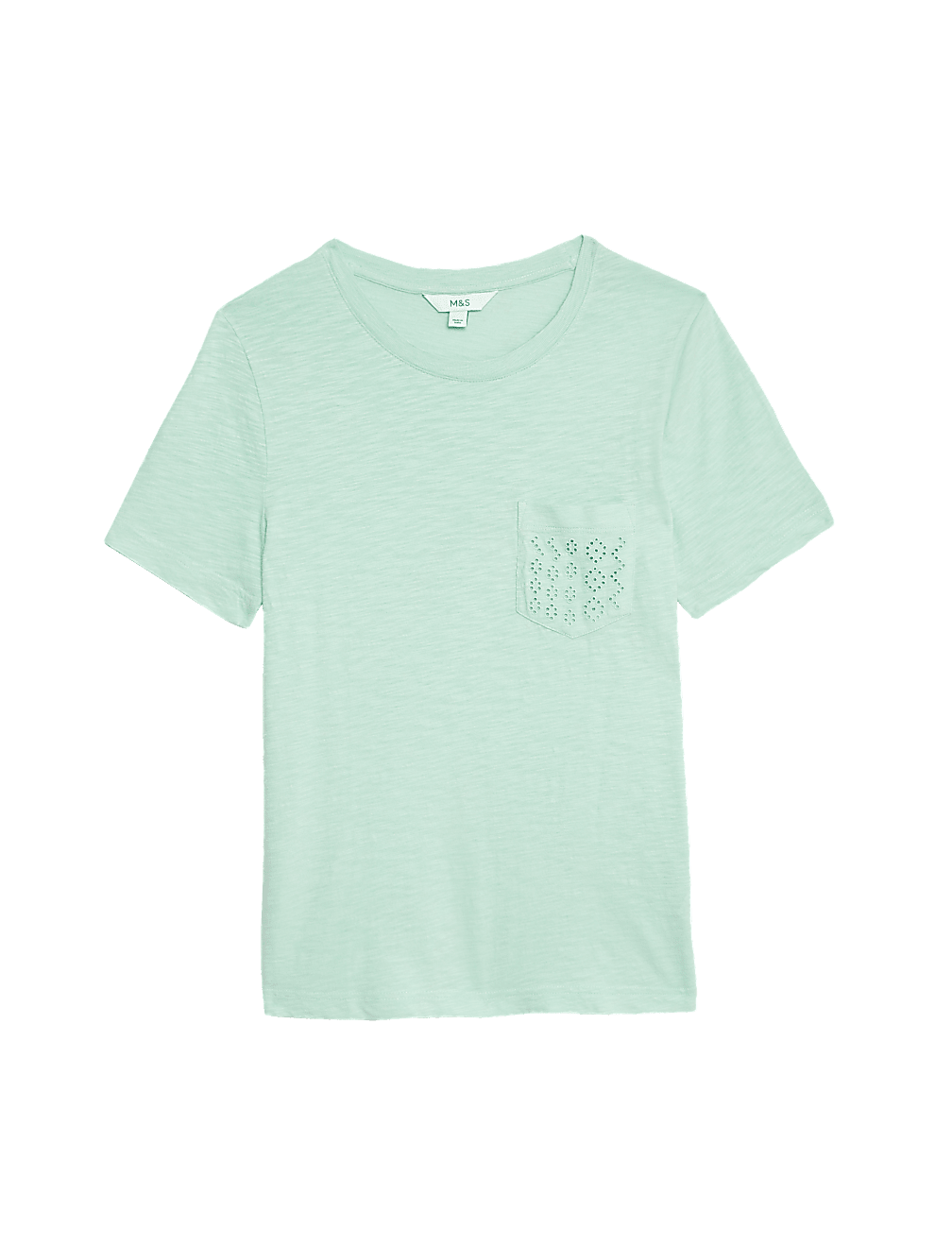 Embroidered Pure Cotton T-Shirt