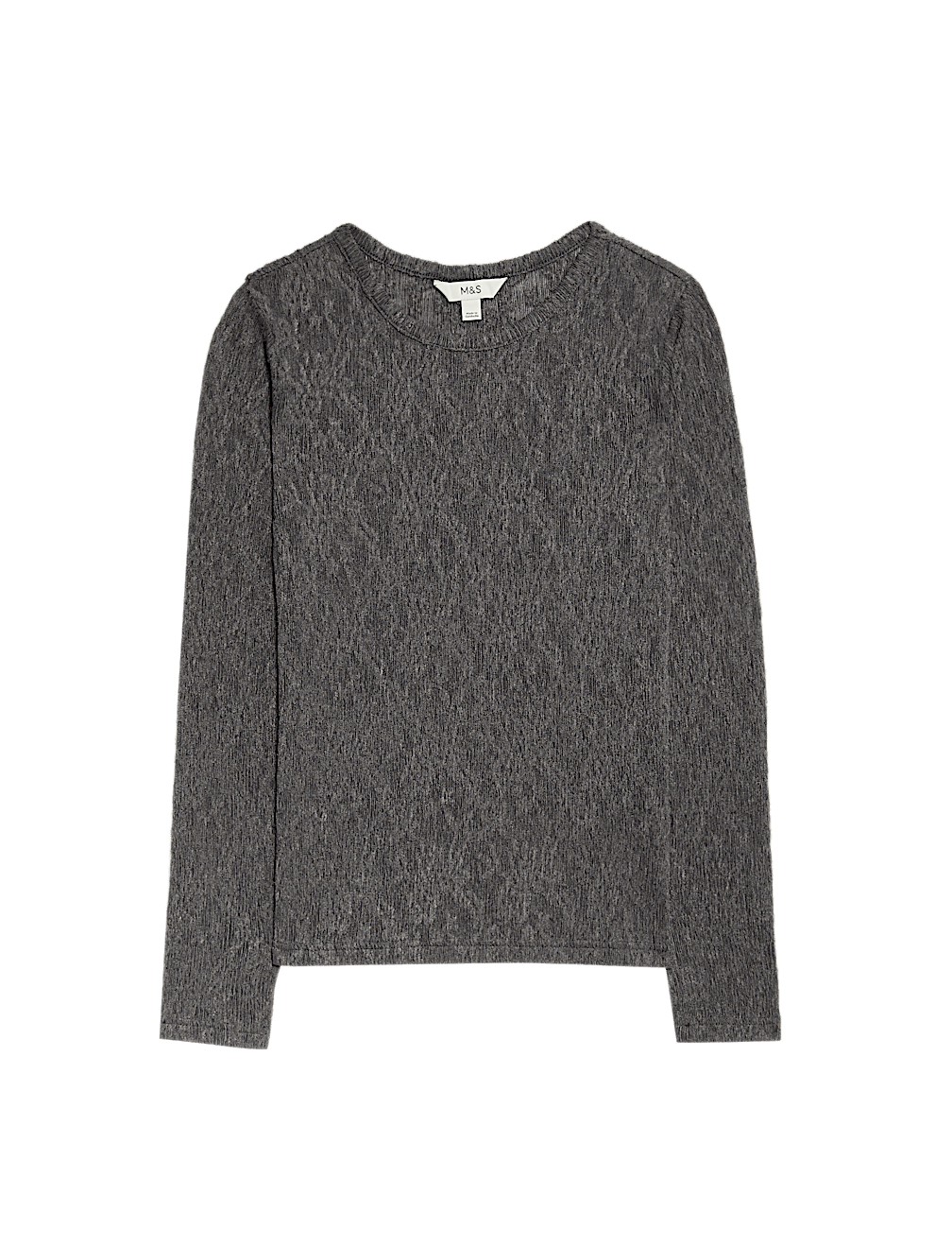 Mesh Floral Slash Neck Regular Fit Top