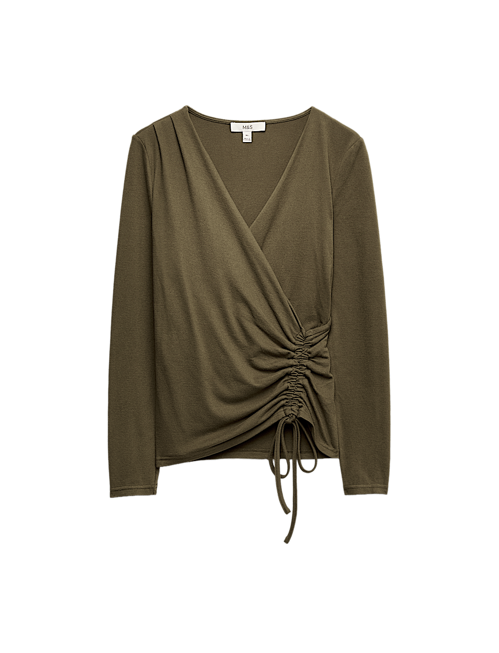 Cosy Ruched Front Top with Stretch