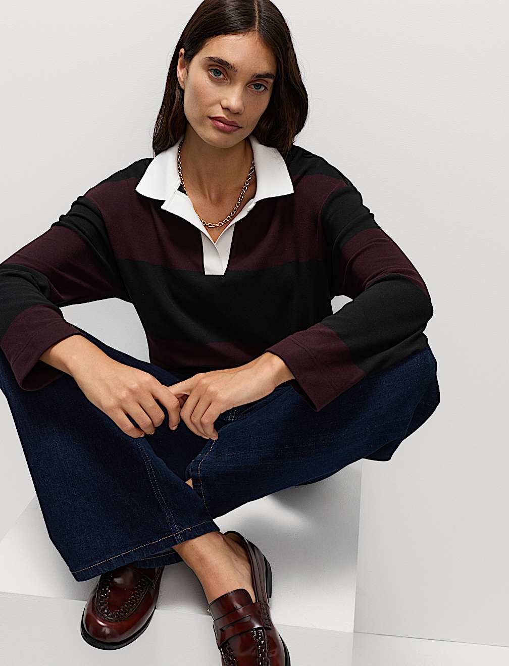 Striped Cosy Rugby Top