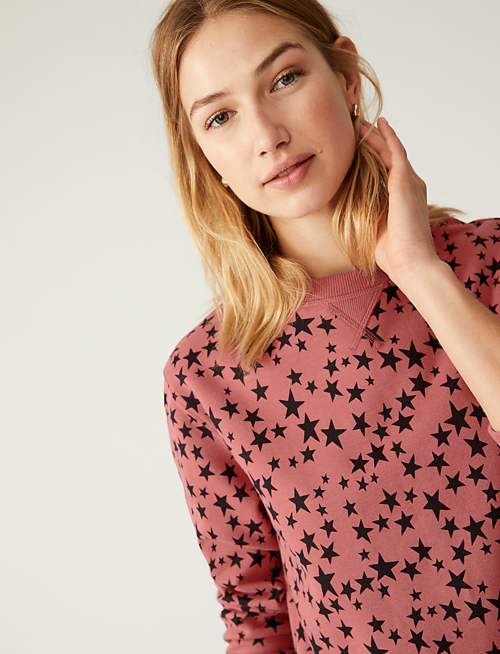 Cotton Rich Printed Sweatshirt