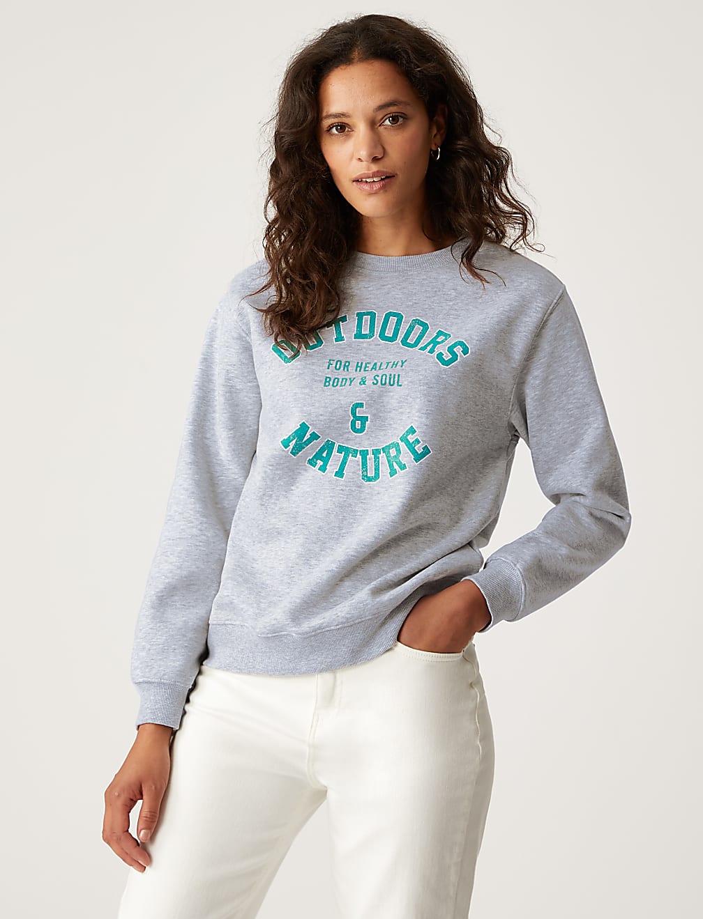 Cotton Rich Sweatshirt