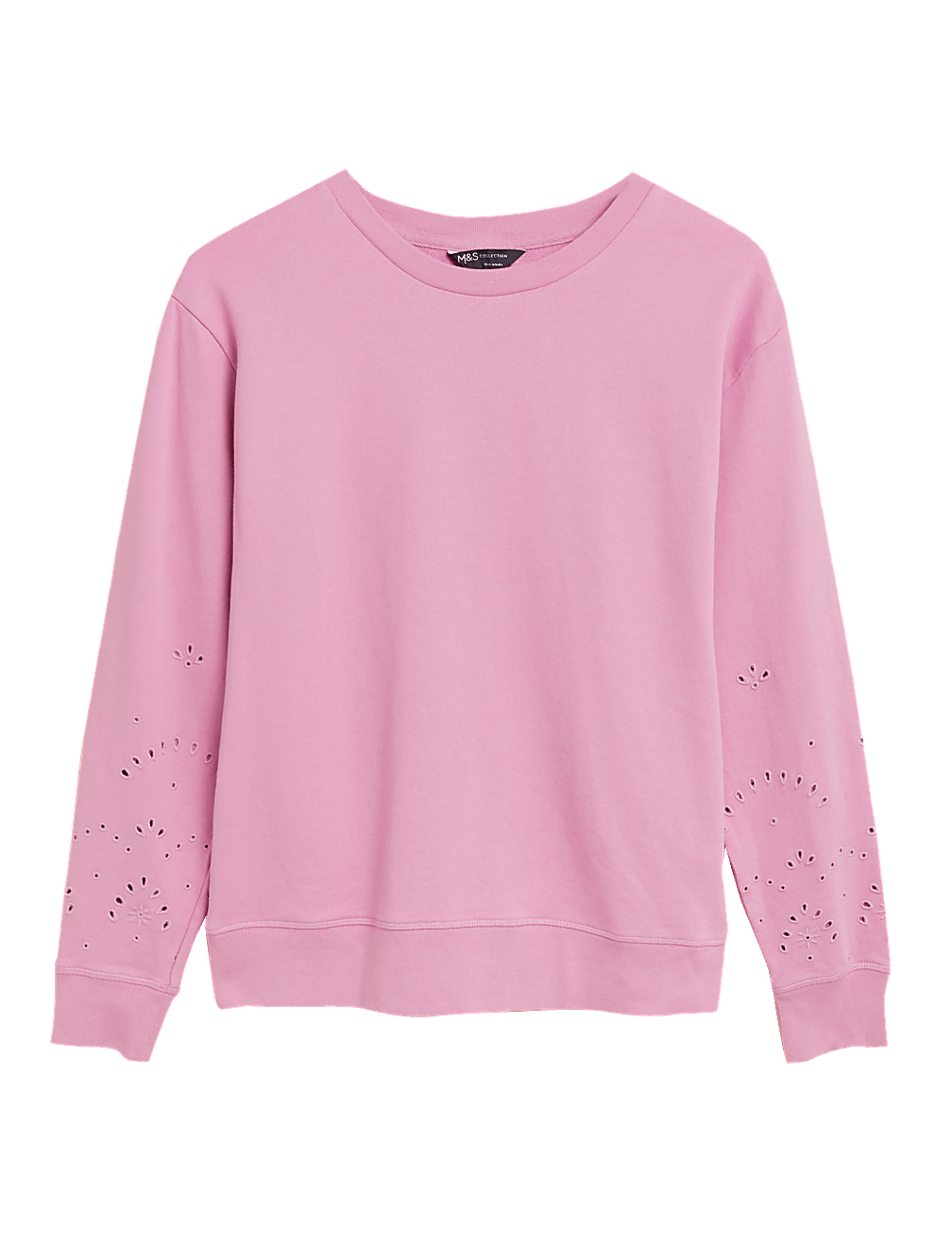 Pure Cotton Embroidered Sweatshirt