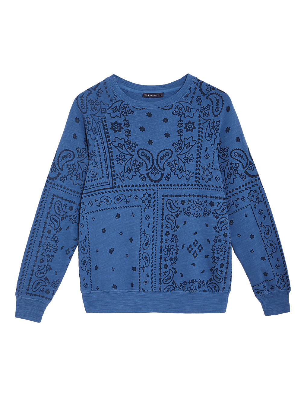 Pure Cotton Printed Long Sleeve Sweatshirt