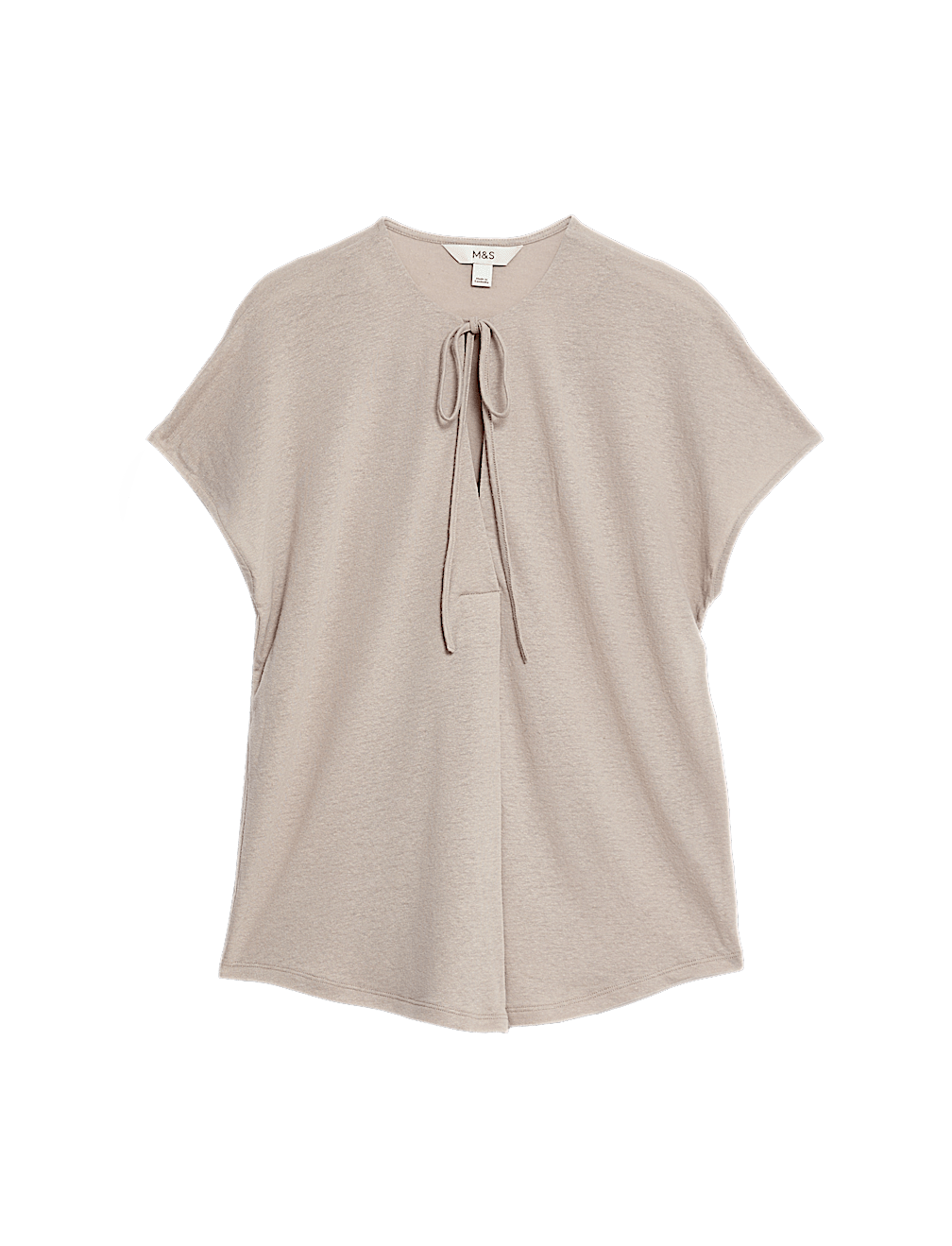 Jersey V-Neck Blouse