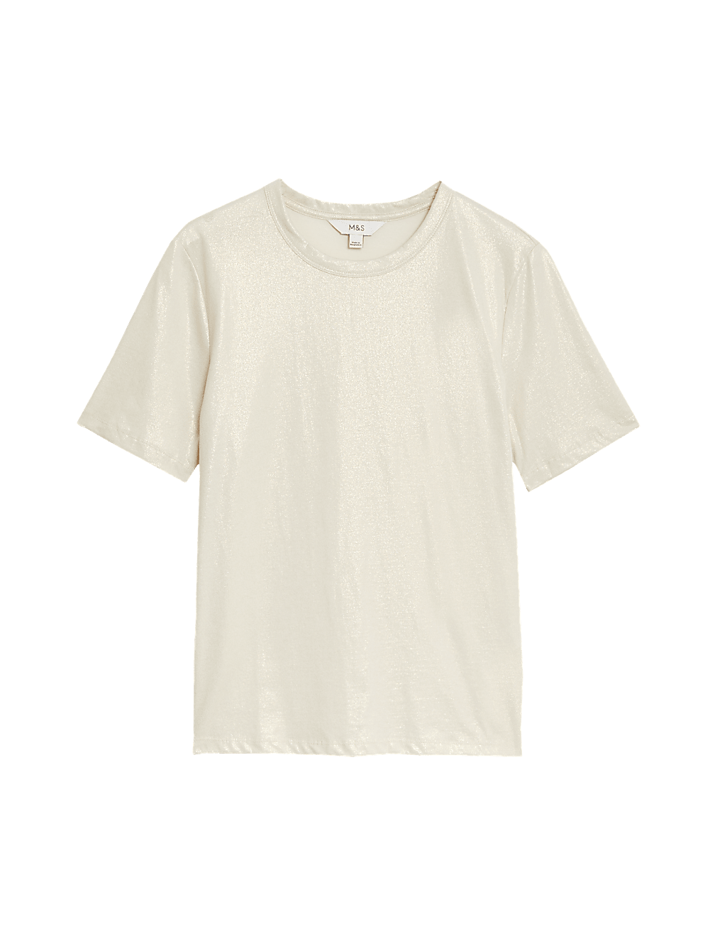 Pure Cotton Metallic T-Shirt