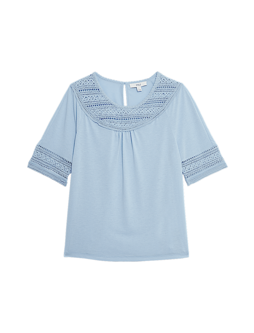 Jersey Lace Insert Top